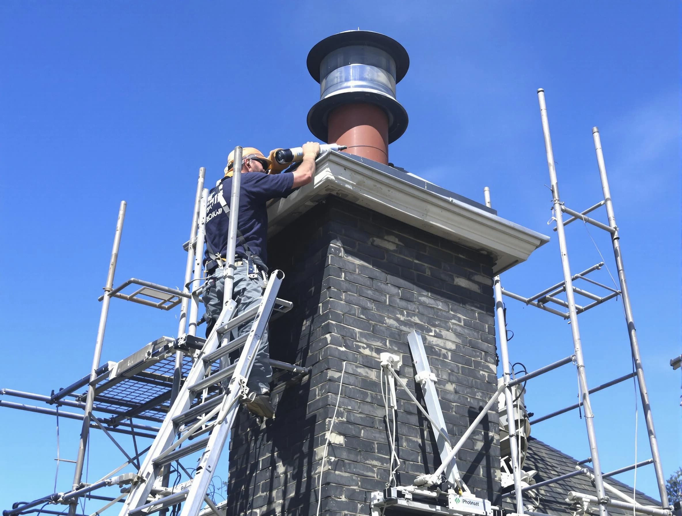 Sturdy chimney crown finished by Ocean Chimney Sweep in Ocean, NJ